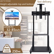 32-85 Inch TV Stand Floor Stand Movable TV Rack Stand with Wheels Mobile TV Rack Floor Base