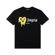 NEW Palm Angels 21SS Letter Logo Short Sleeve Round Neck Men Women T-shirt, Unisex, Lovers, Couple S