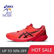 Asics Sky Elite FF 2 Tokyo Wear-resistant Anti-skid Low Top Volleyball Shoes Red and Black