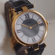 Cartier 卡地亞 Must Vendôme LM 灰面 中性款 男士 古董錶