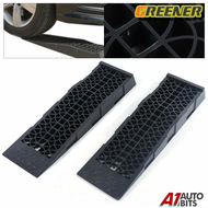 Greener Ramp รองล้อยกรถ ตัวเตี้ย(สำหรับรถโหลด),ความจุ 3500 กก. ทางลาดสำหรับรถหนัก 70 ซม. พลาสติกแบบพ