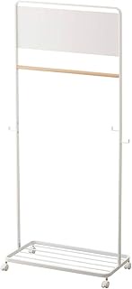Yamazaki 5175 Children's Hanger Rack with Panel, White, Approx. W 27.0 x D 13.0 x H 55.1 inches (68.