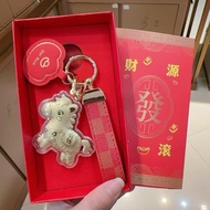 专享大爆款！水贝2026新款黄金999马上发财卡通钥匙扣挂饰手机挂马上有钱礼物Big explosions Water shell 2026 new gold 9DJ