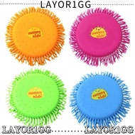 LAYOR1GG Water Flying Disc, TPR Stress Relieving Soft Flying Saucer, Endless Fun Floatable Outdoor F
