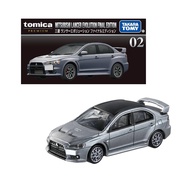 Tomica Premium 02 Mitsubishi Lancer Evolution Final Edition - Silver Grey