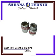 MATA SOCKET WRENCH BIT 1/ 2 3PT 23MM TOSITA Original**