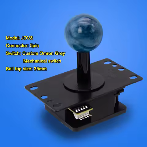 Qanba Gravity V8 Arcade game joystick silent lever JOV8S JCV8 Joystick Arcade Accessories DIY Parts 