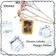 Cincin Emas Korea Lelaki SW - Cincin Lelaki (OHM SUNSKRIT DOLLAR SEMPOA GANESHA) (ER390)(ER358)(ER36