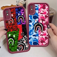 Wine Red Case for Xiaomi Redmi POCO M3 A1 9A A2 Note 8 9T Z-27 bape shark