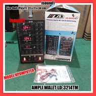 AMPLI LAD LD 3214 TM AMPLIFIER WALET LAD 3214TM 3 PLAYER ORIGINAL