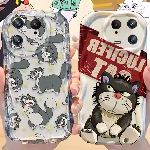 Disney Lucifer Case for Xiaomi Mi 15 14 Ultra 14T 13 Lite 12 Pro 12S 12X 11i 5G POCO X7 X6 X5 X4 GT 