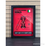 Ferrari SF24 Leclair Track Background Wall F1 Racing Model 3D Three-Dimensional Decoration Photo Fra