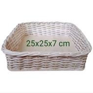 Rattan storage box 25cm x 25cm and other sizes