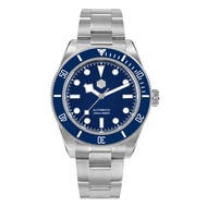 FHJIK San Martin 40มม. NH35 20ATM นาฬิกาดำน้ำอัตโนมัติของผู้ชายกันน้ำ BB58นาฬิกาข้อมือพลอย BGW-X1 C3