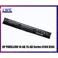 HP PAVILLION 14-AB 15-AB 15-AK Series K104 KI04 HSTNN-LB6S HSTNN-DB6T Laptop Battery