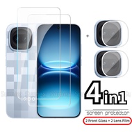 For iQOO15R iQOO 15R 15 5G Tempered Glass Screen Protector 4in1 Transparent HD Clear Coverage Camera