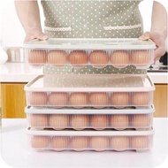 24 Grids Portable Egg Storage Box Fresh Egg Box Refrigerator Tray Container