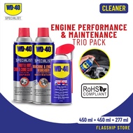 WD-40 Specialist Automotive Throttle Body, Carb & Choke Cleaner 450ml + Machine & Engine Degreaser 4