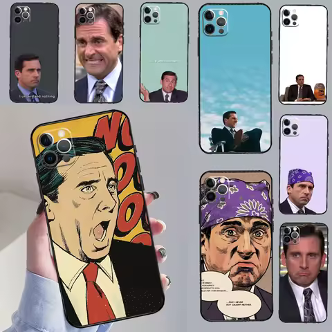 The Office Michael Scott Phone Case For iPhone 15 14 13 12 11 16 17 Pro Max 13 mini 15 16 Plus 16e 1