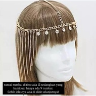 Cleopatra Hair Accessories Cleopatra Forehead Decoration/ HR05 Crown Pengantin Veil Bridal Headpiece