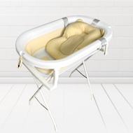 (ส่งจากไทย) Bubble Beans อ่างอาบน้ำเด็กมีขาตั้ง พับได้ พร้อมเบาะรองอาบน้ำ รุ่น Bubsy