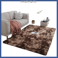 Home Tie-Dye Carpet Bedroom Long Plush Carpet Modern Simple Carpet Mat