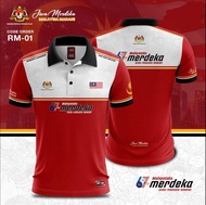 CUSTOM Name-2024 full sublimation design 67th  Malaysia malaysiaku  merdeka guru pendidik bangsa 3d 