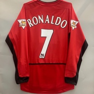 200204 Manchester United Home retro BECKHAM long sleeve Jersey Premier League classic