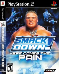 💿 แผ่นเกมส์ PS2 💿 WWE SmackDown! Here Comes The Pain ⚔️ PlayStation 2