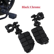 For Harley Electra Road King Street Glide 1-1/4" Bars Motorcycle Highway Clamp Foot Pegs Footrest Pe