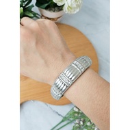 Bangle silver motif Bracelet