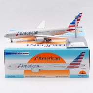 Iight 1: 200 Aircraft Model Alloy American Airlines B777-200 N787AL Die-Cast Vehicles
