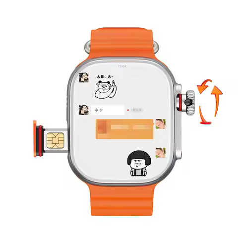 2024 CDS9 Ultra 2 Smartwatch 4G Android System GPS WIFI Compass Titanium alloy case S9 Ultra Smart W