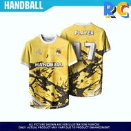 [Free custom name & number]RC - Handball baju lelaki Sublimation Jersey Custom Name football jersey 