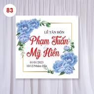 MS 83 - Family Table, Wedding Decoration Backdrop