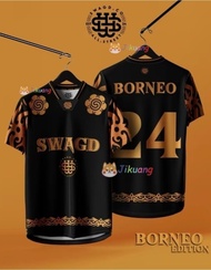 Borneo【Free Custom】Jersey Antiselect Malaysia Jersey Thailand New Design Anti Select Tshirt Baju Lel