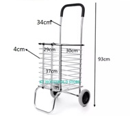 Troli Boleh Lipat Troli Barang Aluminium foldable shopping cart market trolley pasar trolley bakul pasar