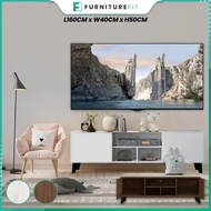 FurnitureFit 5.2FT TV Cabinet | 2 COLOR | Kabinet TV / Media Storage Cabinet TV / Almari / TV Consol