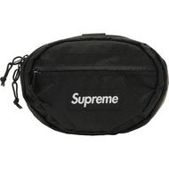 UNIQUE｜全新現貨 SUPREME 18FW 45TH WAIST BAG 黑色 腰包 小包 霹靂包