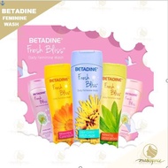 Betadine Fresh Bliss Daily Feminine Wash 250ml/150ml/60ml