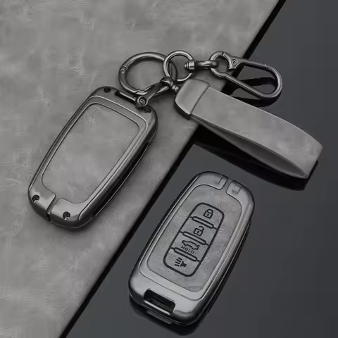 Zinc Alloy Car Key Case Cover for Hyundai IX35 Elantra Sonata 8 9 For Kia Sportage K5 K2 Sorento Opt