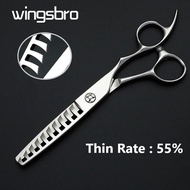 wingsbro 6.5" Professional barber ScissorsHair Cutting Scissors Thinning Scissors for Salon Barber f