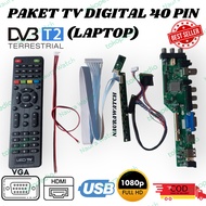 PAKET HEMAT MAINBOARD TV DIGITAL EKS LAPTOP LVDS 40 PIN