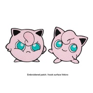 Fat Ding Pokémon Pink Embroidered Badge Cloth Sticker Decorative Clothes Down Patch Sewable Sticker 