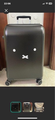 Miffy 25寸黑色行李箱