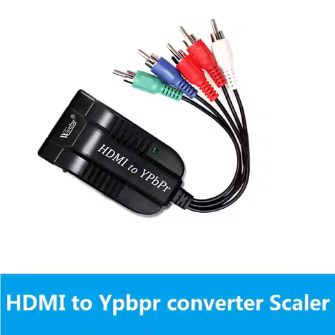 1080P HDMI to Component Converter Scaler HDMI to YPbPr Converter Convert HDMI to Component HDMI to V