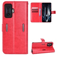 POCO F4 GT Case Flip PU Leather Wallet Back Cover Xiaomi POCO F4 GT Phone Casing
