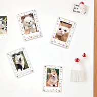 Transparent Transparent Magnetic Photo Frame mini Polaroid Refrigerator Sticker Acrylic 10cm Photo C