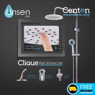 CENTON Stainless Steel Rain Shower Set - Clique Series (compatible with Instant Water Heaters)