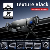 Giá đỡ điện thoại gập lại hai cuộn sạc không dây cho ô tô giá đỡ điện thoại ô tô đa năng sạc nhanh c